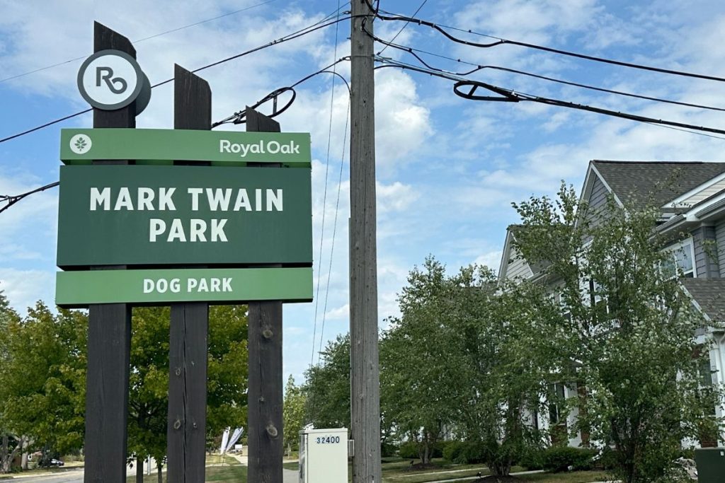 Mark Twain Dog Park Royal Oak MI